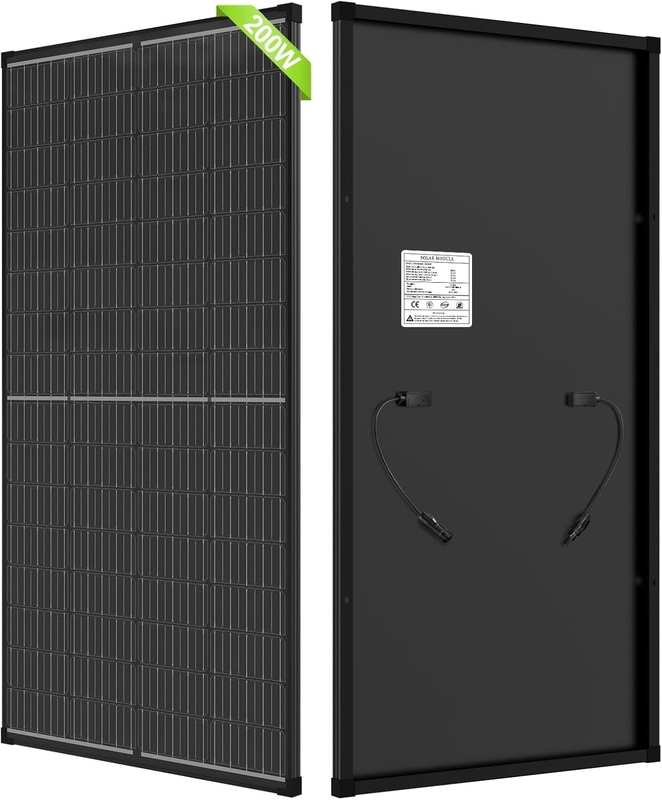 200w panneau solaire mono hors réseau Pour RV Campervan bateau Caravane Camperhome UK